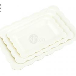 花邊長(zhǎng)方餐盤(4、6PCS