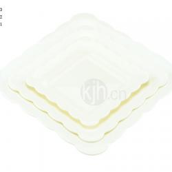 花邊正方餐盤(4、6PCS