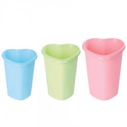 愛心臺(tái)面桶