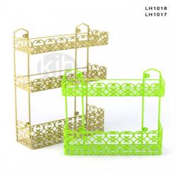 雕花方型二層、三層架