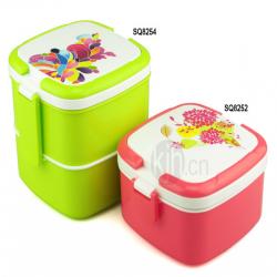 方型手提飯盒、雙層飯