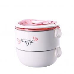 心形小號(hào)雙層不銹鋼便