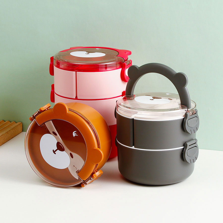 樂(lè)味熊圓形單層/雙層/