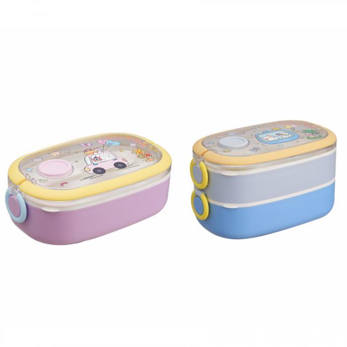 單層/雙層長(zhǎng)方形不銹鋼飯盒